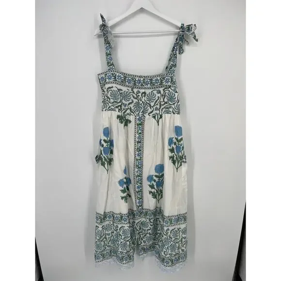 TUCKERNUCK Juliet Dunn Exclusive Poppy Tie Shoulder Dress NWT Size 2 - Picture 9 of 10